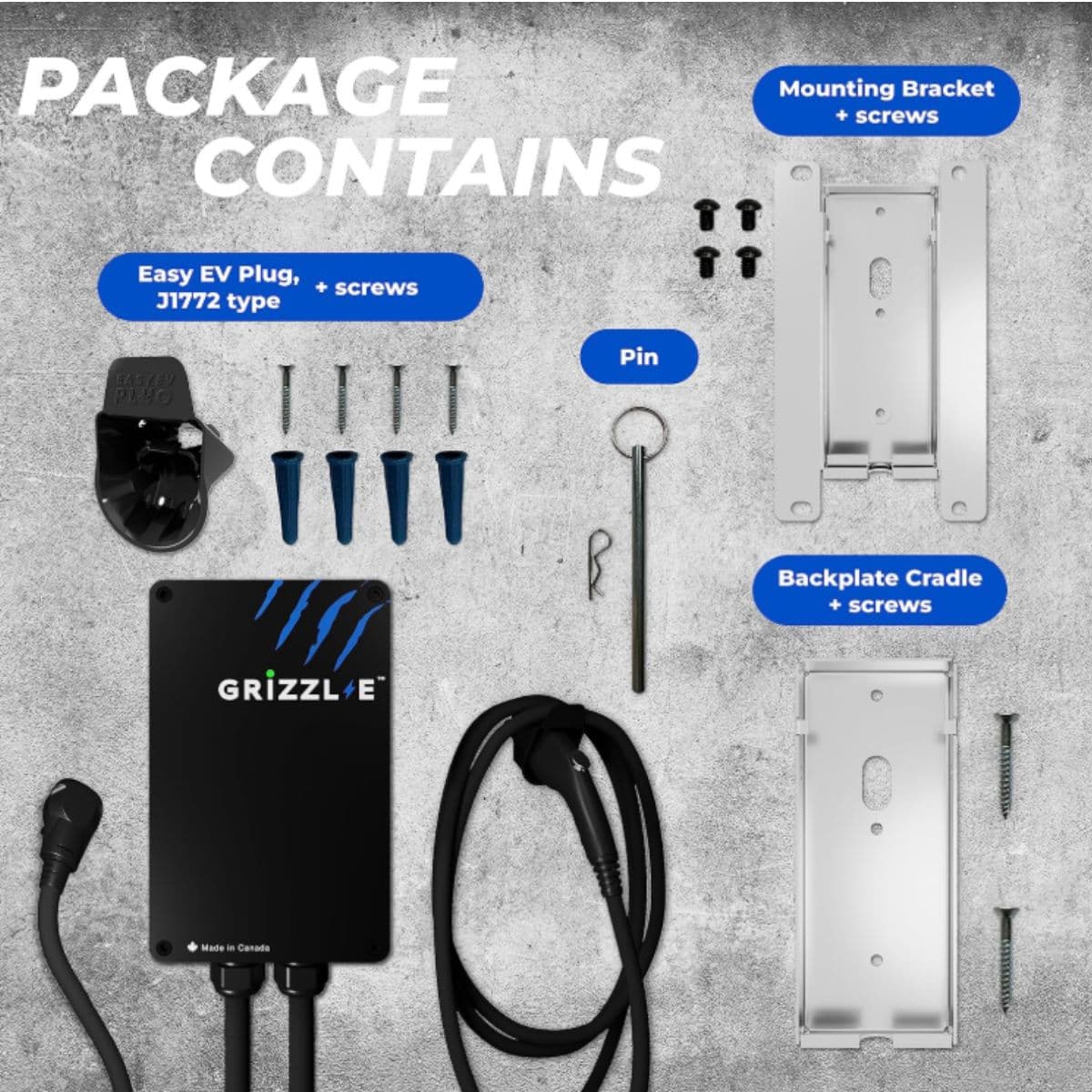 New - Level 2 EV Charger - Grizzl-E Black 9