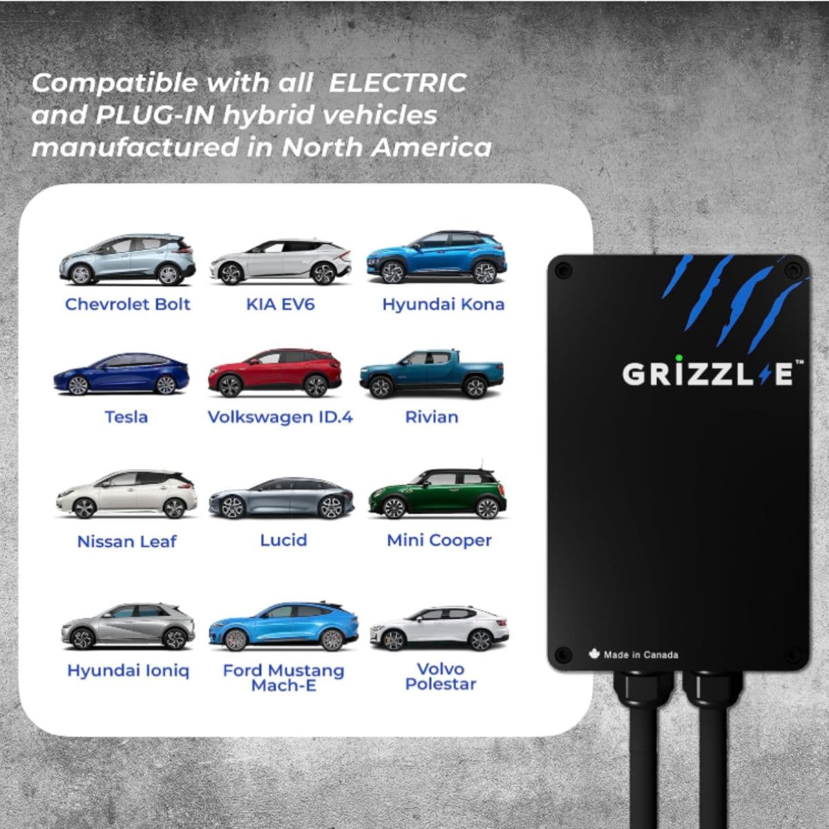 New - Level 2 EV Charger - Grizzl-E Black 5