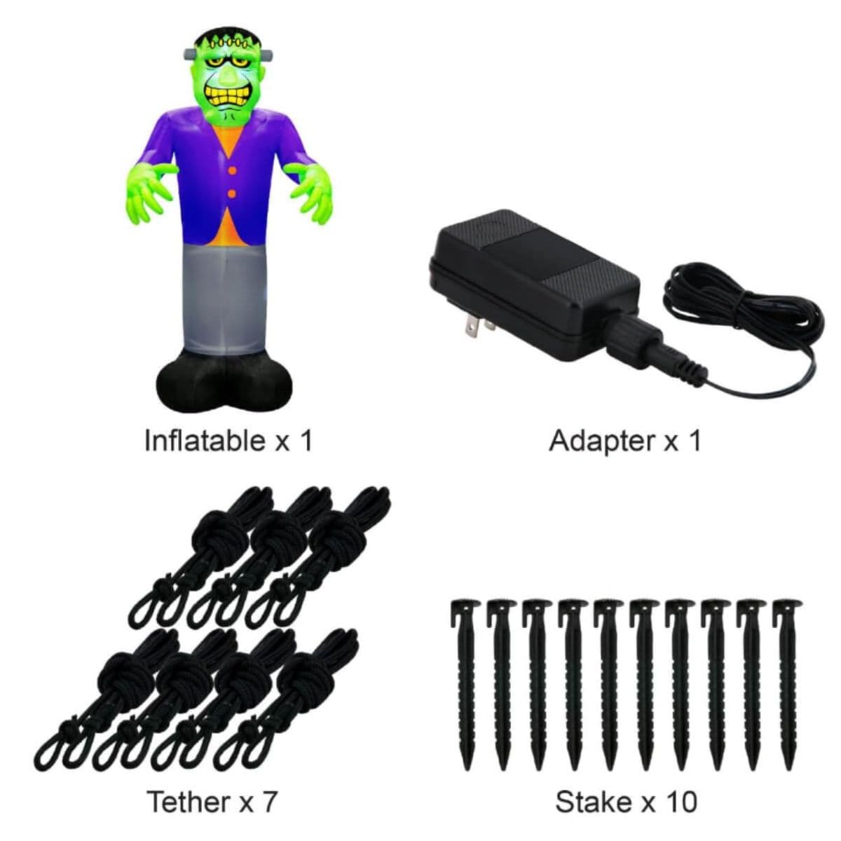 Used - Inflatable Standing Frankenstein - 6